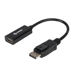 Adaptador Displayport a HDMI Steren 506-450 Salida de Video Color Negro