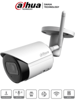 Camara IP Bullet Dahua DH-IPC-HFW1430DS-SAW, 4MP Lente de 2.8MM 90° de Apertura IR de 30M H.265+ IP67 DWDR