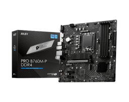 Tarjeta Madre MSI PRO B760M-P DDR4/ Socket LGA 1700/ HDMI/ 128GB/ PCIE4.0/ USB 3.0/ Micro ATX