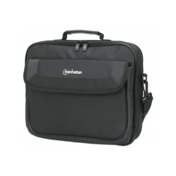 Maletín Para Laptop 14.1" Manhattan Cambridge Clamshell / Poliéster / Color Negro / 439985