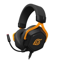 Diadema de Audífonos Checkpoint Naruto NA-HX200-NJ Alámbricos USB 2.1M Con Micrófono NEGRO-NARANJA