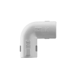 Unión en "L" (Codo) para tubería rígida, recomendado para cable eléctrico, PVC Auto-extinguible, de 32 mm (1 1/4"), DX-40-332