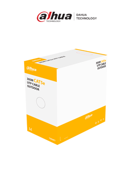 Bobina de Cable UTP CAT5E Dahua DH-PFM920-5EU Cubierta Exterior MDPE En Color Negro, ANSI/TIA 568-C.2, Retardante de Llama, Compatible Con Rohs, 305 MTS