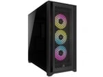 Gabinete Corsair 5000D RGB Airflow, Vidrio Templado, ATX USB 3.2, Sin Fuente, 3 Ventiladores, Media Torre, Color Negro, CC-9011242-WW