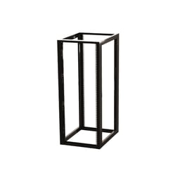 Rack Estándar 19" De 4 Postes Acero Negro Epcom / 24 Unidades / Profundidad Ajustable / EI-QR-3224-R2