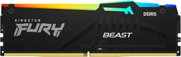 Memoria DDR5 8GB 5200Mhz Kingston Fury Beast RGB KF552C40BBA-8 / Color Negro / NON-ECC / CL40 / XMP