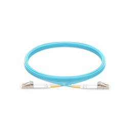 Linkedpro Cable Fibra Óptica Multimodo OM3 LC Macho - LC Macho, 1 Metro, Aqua
