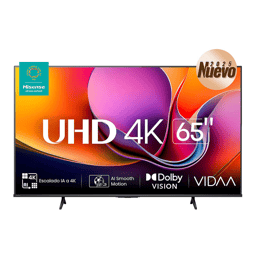 Smart TV 65" Hisense 65A65NV Led 4K UHD / 3840x2160MP / USB 2.0 / HDMI 2.0 / Color Negro