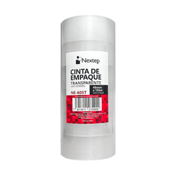 Paquete con 6 Piezas de Cintas Transparentes para Empaque Nextep NE-605T de 48 mm x 150 m/Uso General
