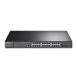 Switch TP-Link POE TL-SG3428XMP + Jetstream SDN Administrable 24 Puertos 10/100/1000 MBPS + 4 Puertos SFP+, 24 Puertos POE+, 384W, Administracion Centralizada Omada SDN