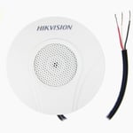 Microfono Omnidireccional Hikvision DS-2FP2020 Uso en Interior/ Preamplificado para CCTV/ Cancelacion de Ruido Ambiental