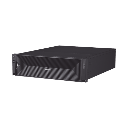 NVR 64 Canales Hanwha XRN-6410DB4 Hasta 32MP/ H.265 & Wisestream/ Procesamiento 400 MBPS/ 3 Puertos de Red/ Raid 5-6/ 16 Bahias para Disco Duro (No Incluidos)