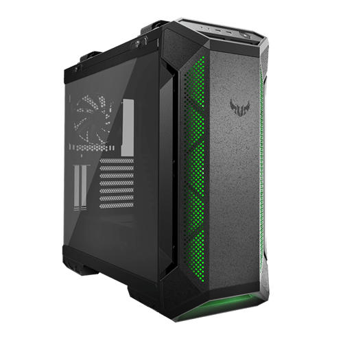 Gabinete Asus TUF Gaming GT501/ GRY/ WITH Negro/ Media Torre/ ATX/ EATX/ Cristal Templado/ RGB