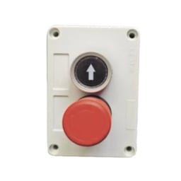 Botonera Doble Para Barreras Vehiculares AccessPRO XBS-SW-23, Operadores Corredizos Y Abatibles / Botón De Stop Enclavado