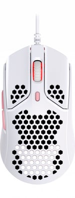 Mouse Gamer HP Hyperx 4P5E4AA, Pulsefire Haste, Alambrico, Optico, USB, 16000DPI, Color Blanco/ Rosa