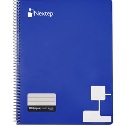 Cuaderno De Espiral Nextep NE-007G Profesional / De Cuadro Grande C7 / Con 100 Hojas