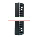Kit organizador vertical sencillo para rack abierto 45 unidades