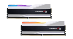 Memoria DDR5 32GB (2X16GB) 6000MHZ G.Skill Trident Z5 RGB Non-ECC, CL36, XMP, Plata, F5-6000J3636F16GX2-TZ5RS