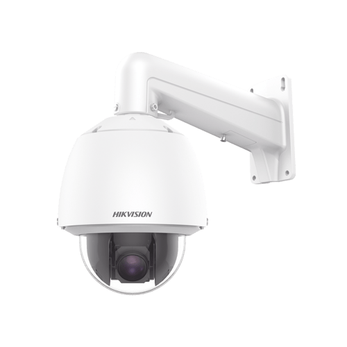Camara Domo PTZ Hikvision DS-2DE5225W-AE(T5) IP 2 Megapixel / Acusense (Evita Falsas Alarmas) / H.265+ / 25X Zoom / Dia-Noche ICR Real / WDR 120 DB / POE+ /Exterior IP66 / IK10 / 60 IPS / DarkFighter / MicroSD