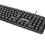 Kit Teclado y Mouse Manhattan 178464 Alambrico/ USB/ Negro
