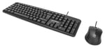 Kit Teclado y Mouse Manhattan 178464 Alambrico/ USB/ Negro