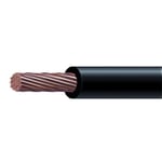 Bobina de cable Indiana 10AWG conductor de cobre suave cableado, aislamiento de pvc, auto extinguible 100m, SL-Y-304-BLK