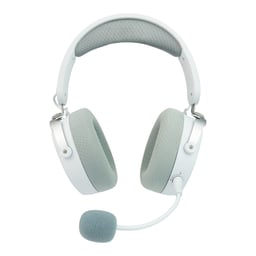 Diadema audífono con micrófono 7.1 inalámbrica Game Factor HSB600 triple conectividad, Bluetooth / USB / color blanco / HSB600-WH