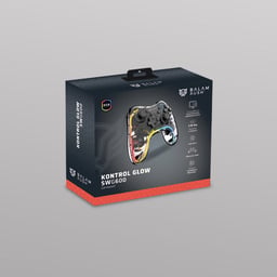 Gamepad Inalambrico Balam Rush Kontrol Glow SW G600, Bluetooth 5.0, Vibracion Dual, Axis Gyro, RGB, Carga Tipo-C, Para Nintendo Switch, Android, IOS, PC, Azender Neon Transparente, BR-940467