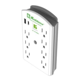 Supresor de Picos Koblenz SS-1100 USBAC 7 Contactos, 2 Puertos USB 1100J, 00-5360-00-3