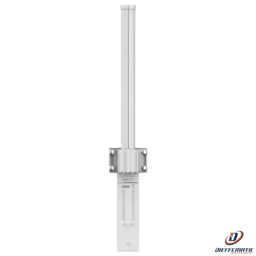 Antena Omnidireccional de 360° Airmetro Ruijie RG-ANT13-360 con 13dBi en Banda 5GHz/Slant 90°/Compatibilidad Multi-Marca Para Enlaces Multipunto/Conectores SMA Hembra Inverso