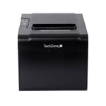 Miniprinter Termica Techzone TZBE102 80MM/ USB/ Serial/ Ethernet/ RJ11/ Autocortador/ 200 MMS