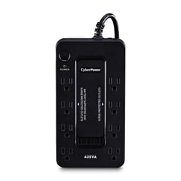 No Break Cyberpower ST425/425VA/260W/8 Contactos NEMA 5-15R/4 c/Respaldo Bateria/Color Negro