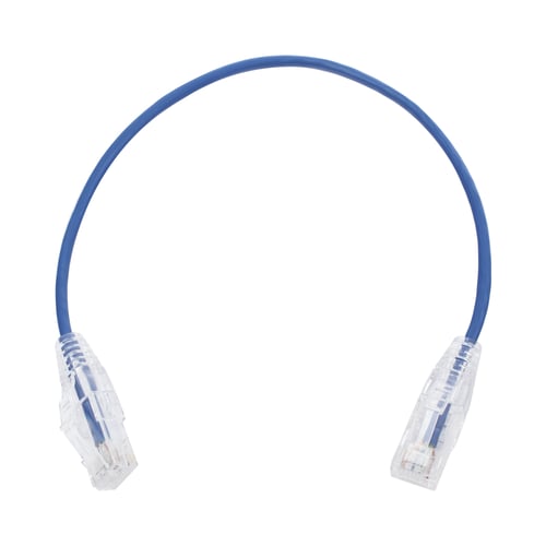 Cable de Parcheo Slim UTP CAT6 Linkedpro 28AWG 30CM Color Azul, LP-UT6-030-BU28