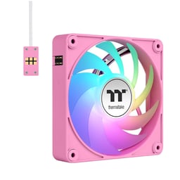 Kit De 3 Ventiladores Thermaltake CT120 EX ARGB Para Computadora / 3X120MM / ARGB / 2000RPM / Rosa / CL-F219-PL12PK-A