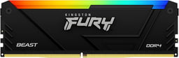 Memoria DDR4 8GB 3600MHz Kingston Fury Beast RGB, Non-ECC, CL17, XMP, KF436C17BB2A/8