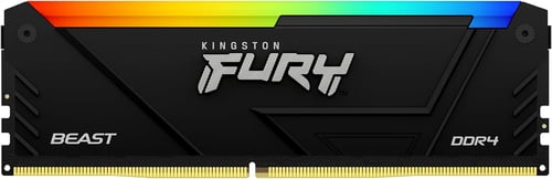 Memoria DDR4 8GB 3600MHz Kingston Fury Beast RGB, Non-ECC, CL17, XMP, KF436C17BB2A/8