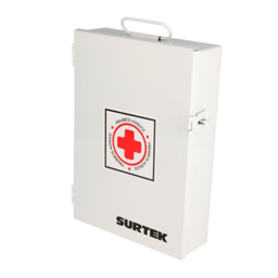 Botiquín De Primeros Auxilios Surtek BPA01 Lamina / 30x21x7cm / Blanco