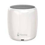 Bocina Portatil Inalambrica Nextep NE-401, Bluetooth/ Color Blanco/ Boton Para Selfies