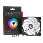 Ventilador XPG Vento 120MM/ ARGB/ Led/ 1200RPM/ Negro, VENTO120ARGB-BKCWW