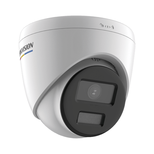 Camara Turret IP Hikvision DS-2CD1347G0-L(C) ColorVu 4MP/ Imagen a Color 24/7/ POE/ Lente 2.8MM/ Luz Blanca 30 MTS/ Exterior IP67/ WDR 120DB/ H.265+/ ONVIF