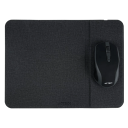 Kit Mouse Inalambrico Recargable y Mousepad Acteck Creator AX90 1600DPI/Receptor USB/Color Negro/AC-923132