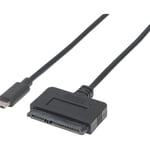 Adaptador SATA a USB-C 3.1 Superspeed+ Manhattan 152495 Negro