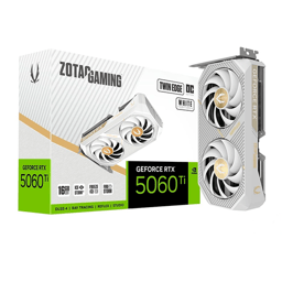 Tarjeta De Video ZOTAC ZT-B50620Q-10M GeForce RTX 5060 Ti 16GB GDDR7 PCI-E 5.0 Blanco