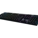 Teclado Mecanico Inalambrico Logitech G915 RGB GL Tactile Bluetooth/ Lightspeed/ Negro, 920-008902