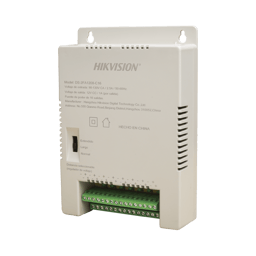 Fuente de Poder Regulada HIKVISION DS-2FA1208-C16/K Para 16 Camaras/12/13.5/15 VCC deSalida/16AM/Modo Para Largas Distancias