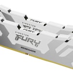 Memoria DDR5 64GB (2X32GB) 6000MHZ Kingston Fury Renegade Non-ECC CL32 XMP Blanco, KF560C32RWK2-64