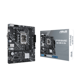 Tarjeta Madre Asus Prime H610M-K D4 LGA 1700 12TH Gen/ 2X DDR4/ 4X SATA III/ 1X M.2/ 1X HDMI/ 1X VGA/ Micro ATX