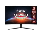 Monitor 24" MSI Gaming G243CV LCD / Curvo / Full HD / 75HZ / 1MS / Negro
