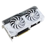 Tarjeta de Video Asus DUAL-RTX4070-O12G-WHITE, 12GB OC GDDR6X/ 3XHDMI/ DP/ Dual Fan/ PCI-Express4.0/ Color Blanco