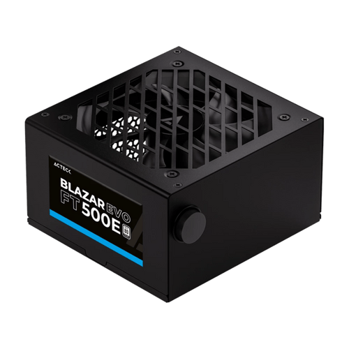 Fuente de Poder 500W ATX Blazar EVO FT500E Acteck ES-05001E, Ventilador 120MM, No Modular